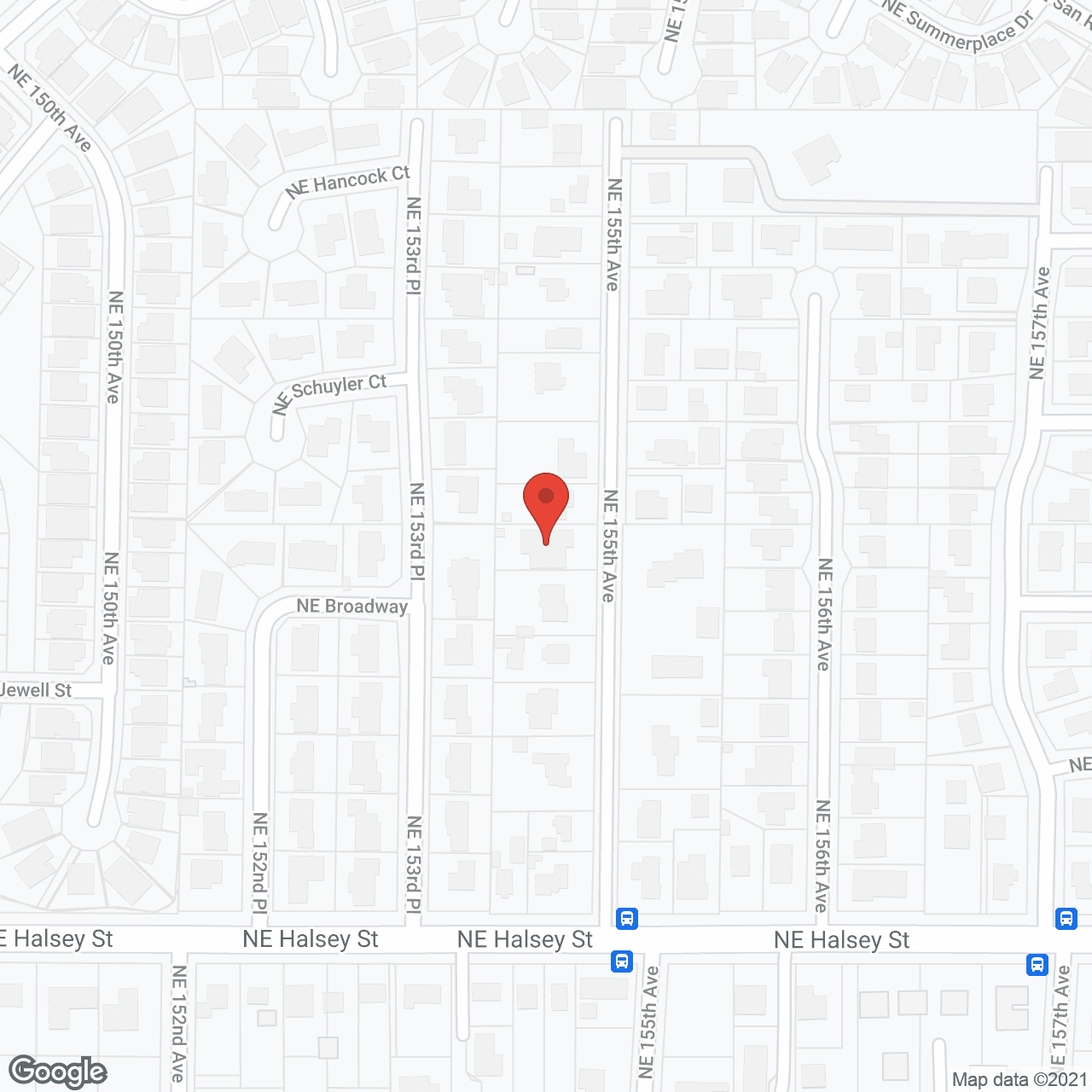 Map of the neighborhood around Lydia's Adult Care Home