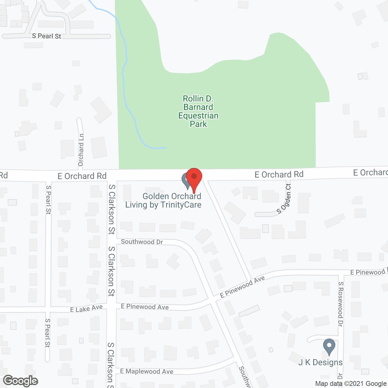Map of the neighborhood around Golden Orchard Inc II