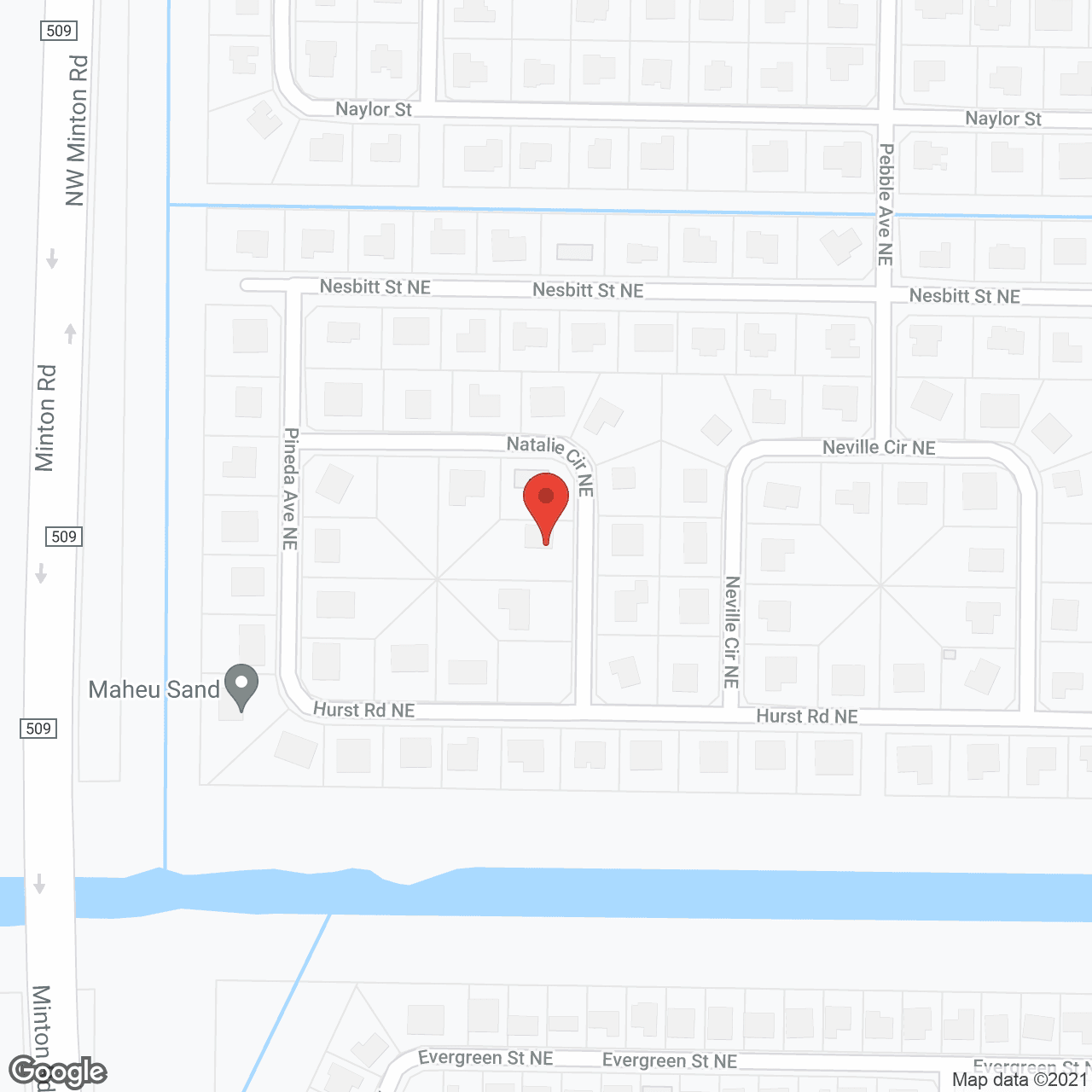 Map of the neighborhood around Welcome Home Assisted Living