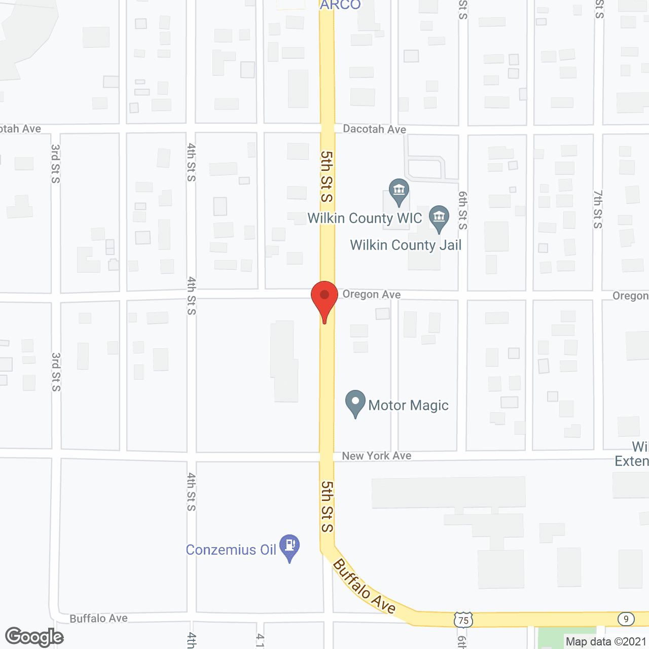 Map of the neighborhood around York Manor