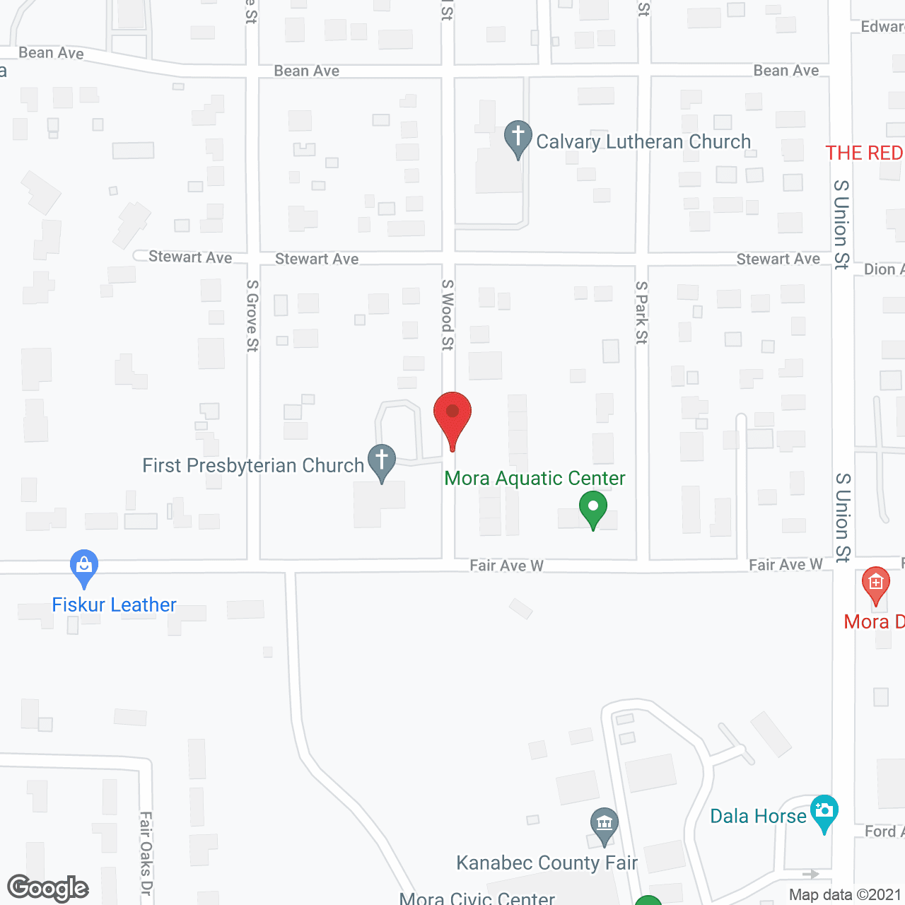 Map of the neighborhood around North Mora