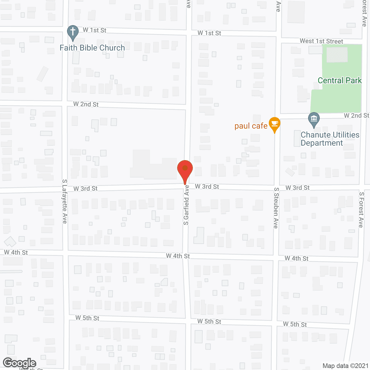 Map of the neighborhood around Murray Hill Senior
