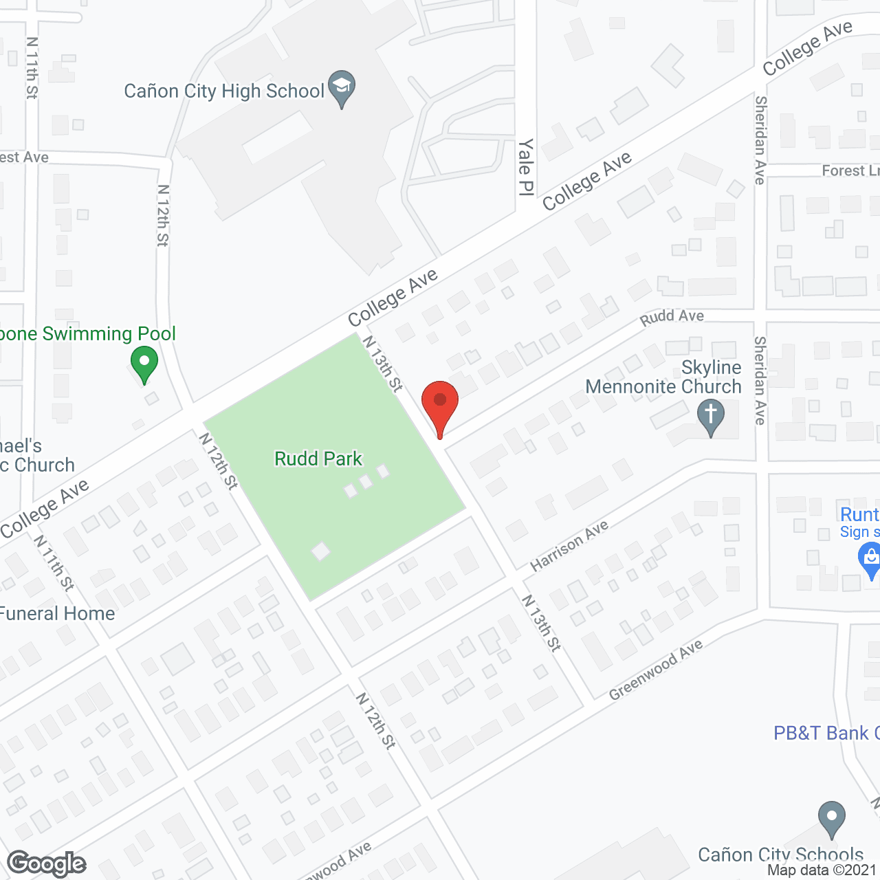 Map of the neighborhood around Havilahome
