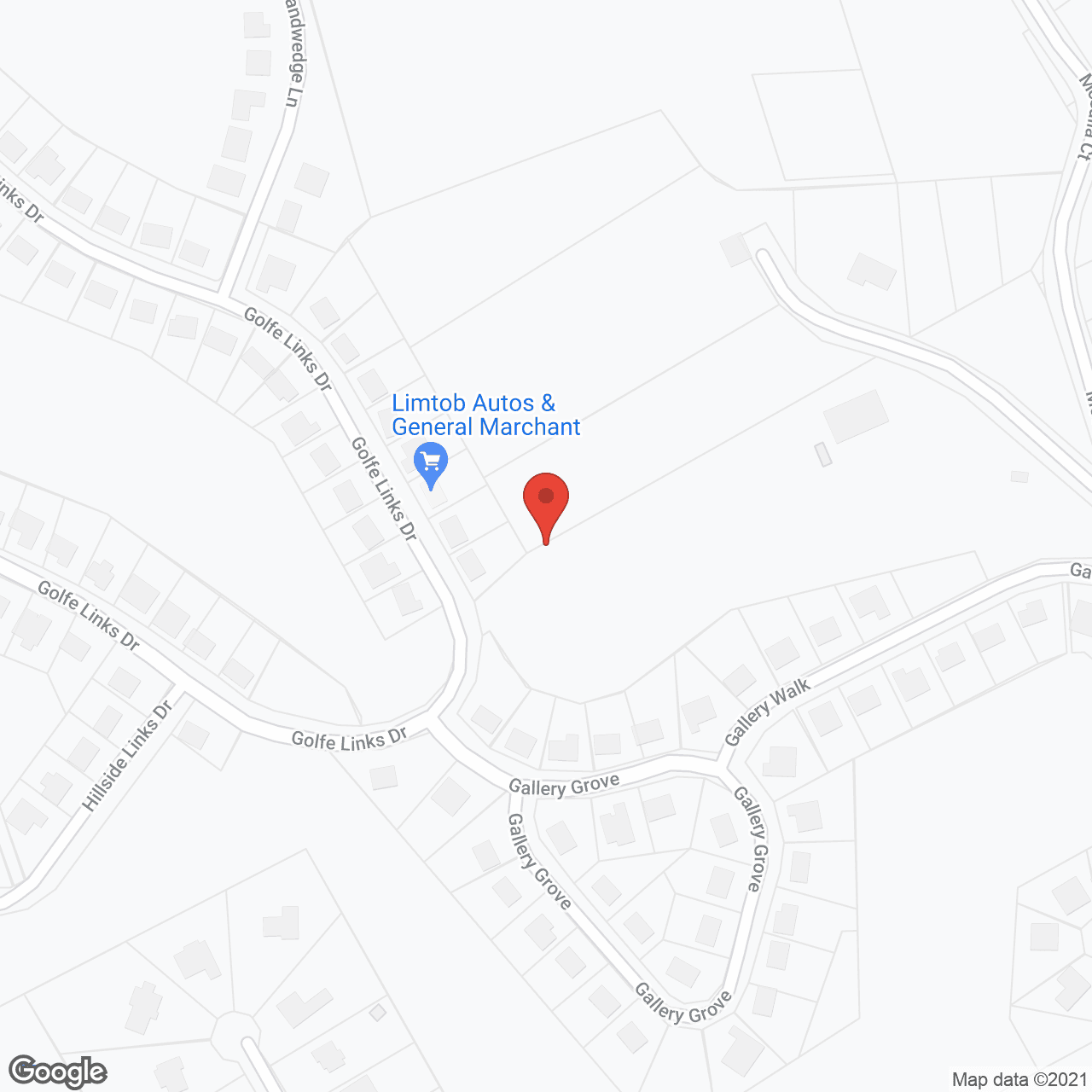 Map of the neighborhood around Gateway PCH