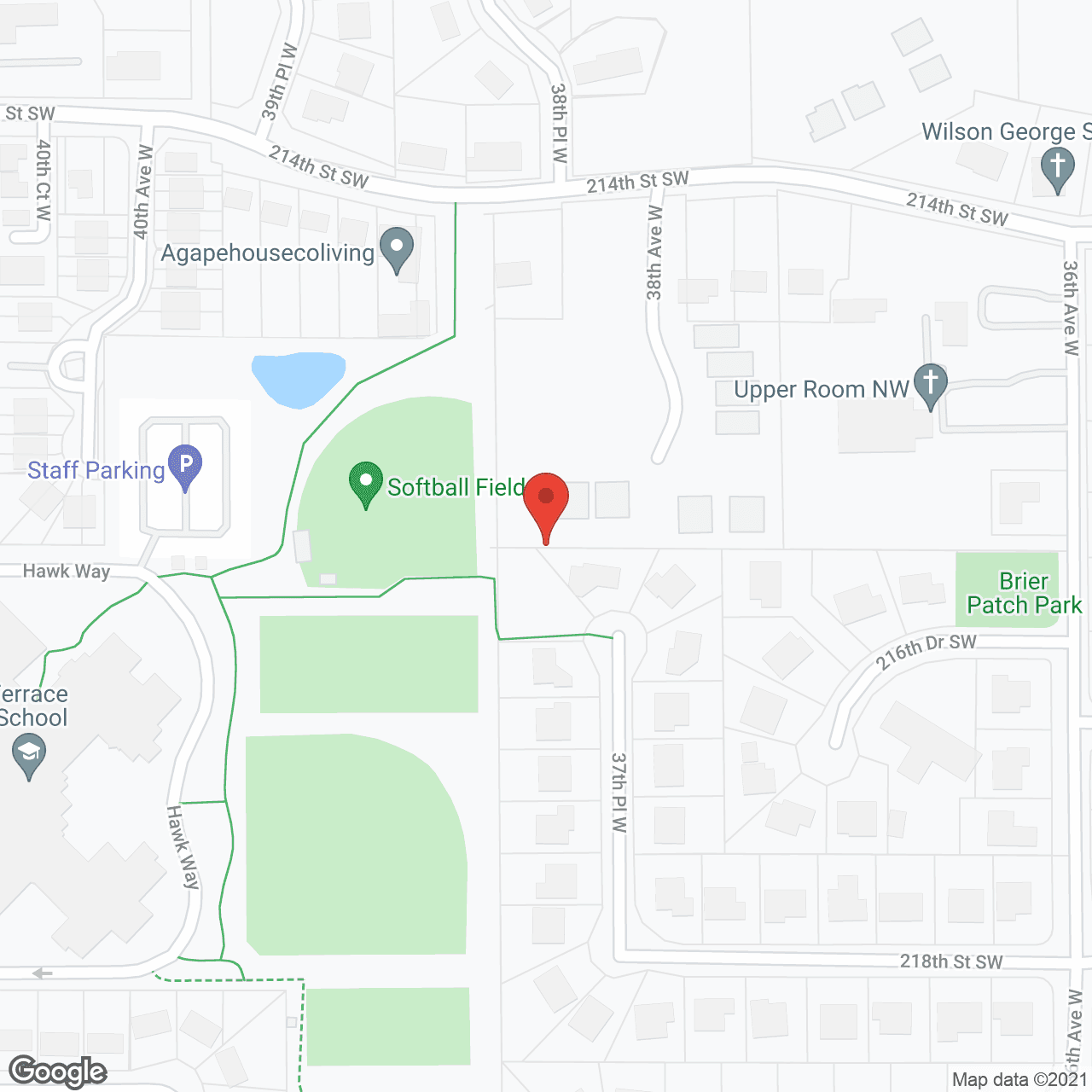 Map of the neighborhood around Reserve at Lynnwood