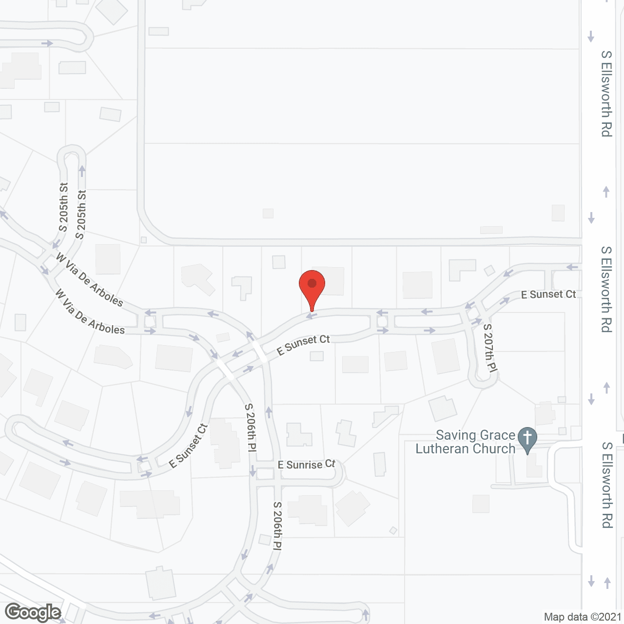 Map of the neighborhood around Alder Leaf at Hasting Farms