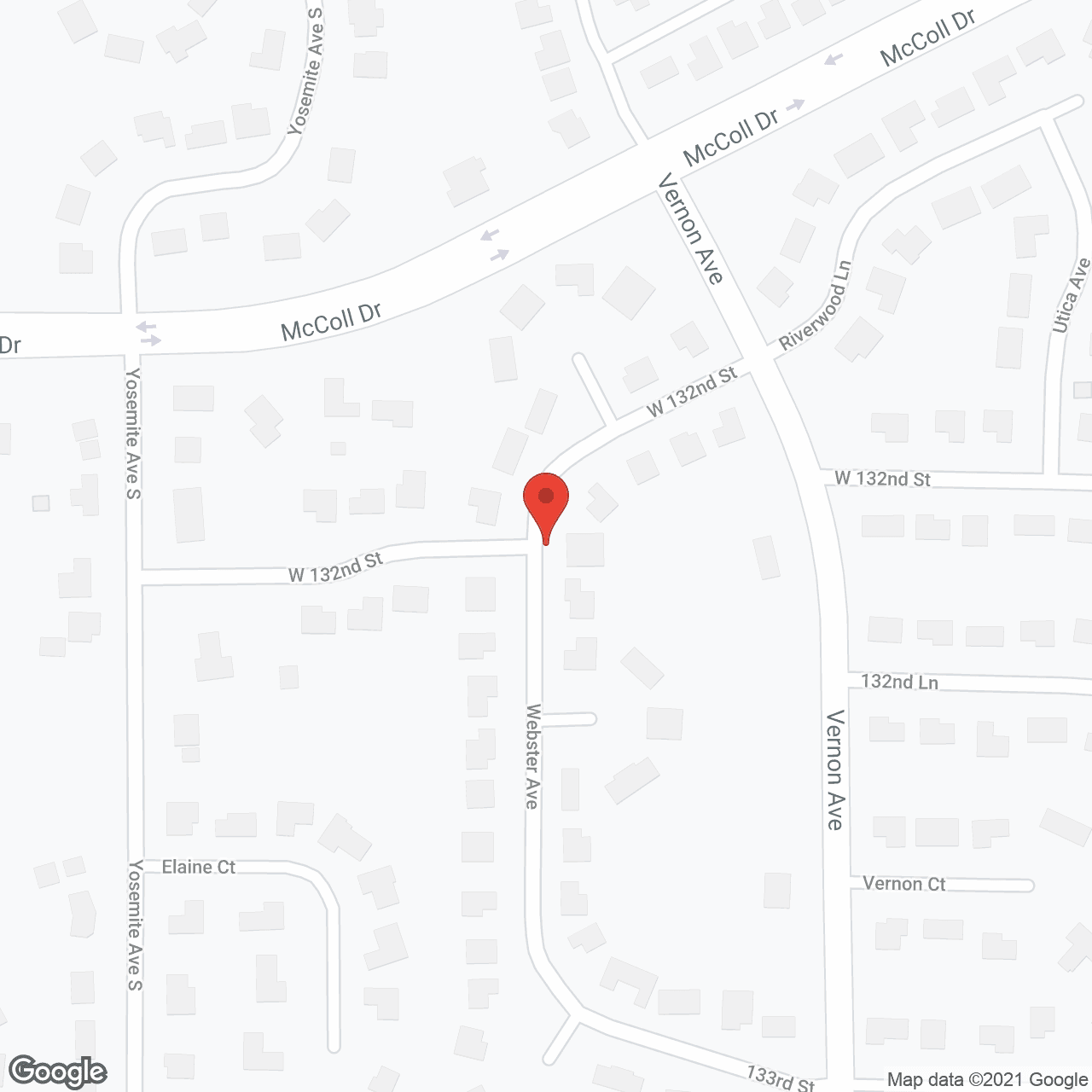 Map of the neighborhood around Lynn Court