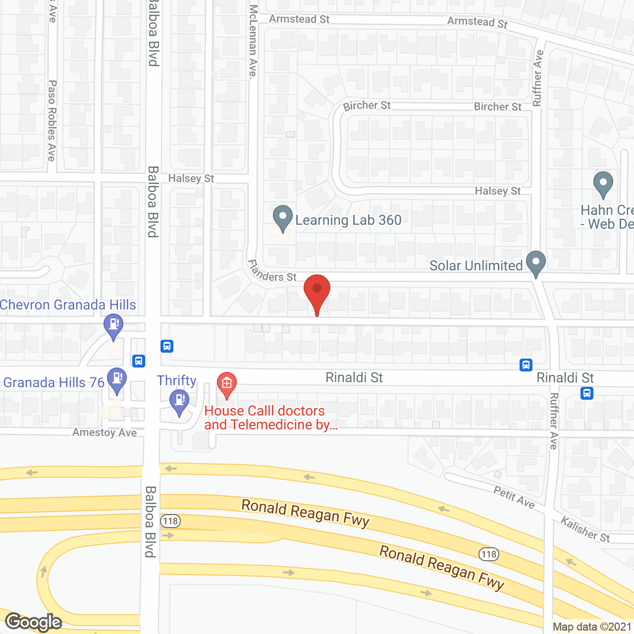 Map of the neighborhood around Alalik Care Home