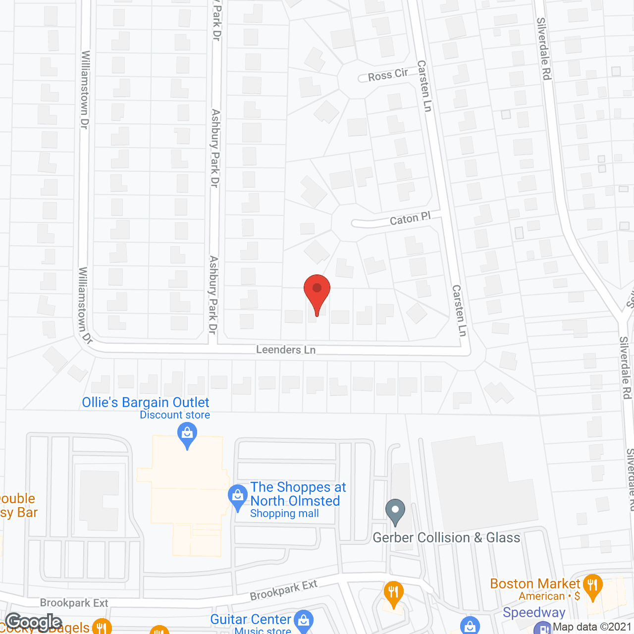 Map of the neighborhood around Bowen Elderly
