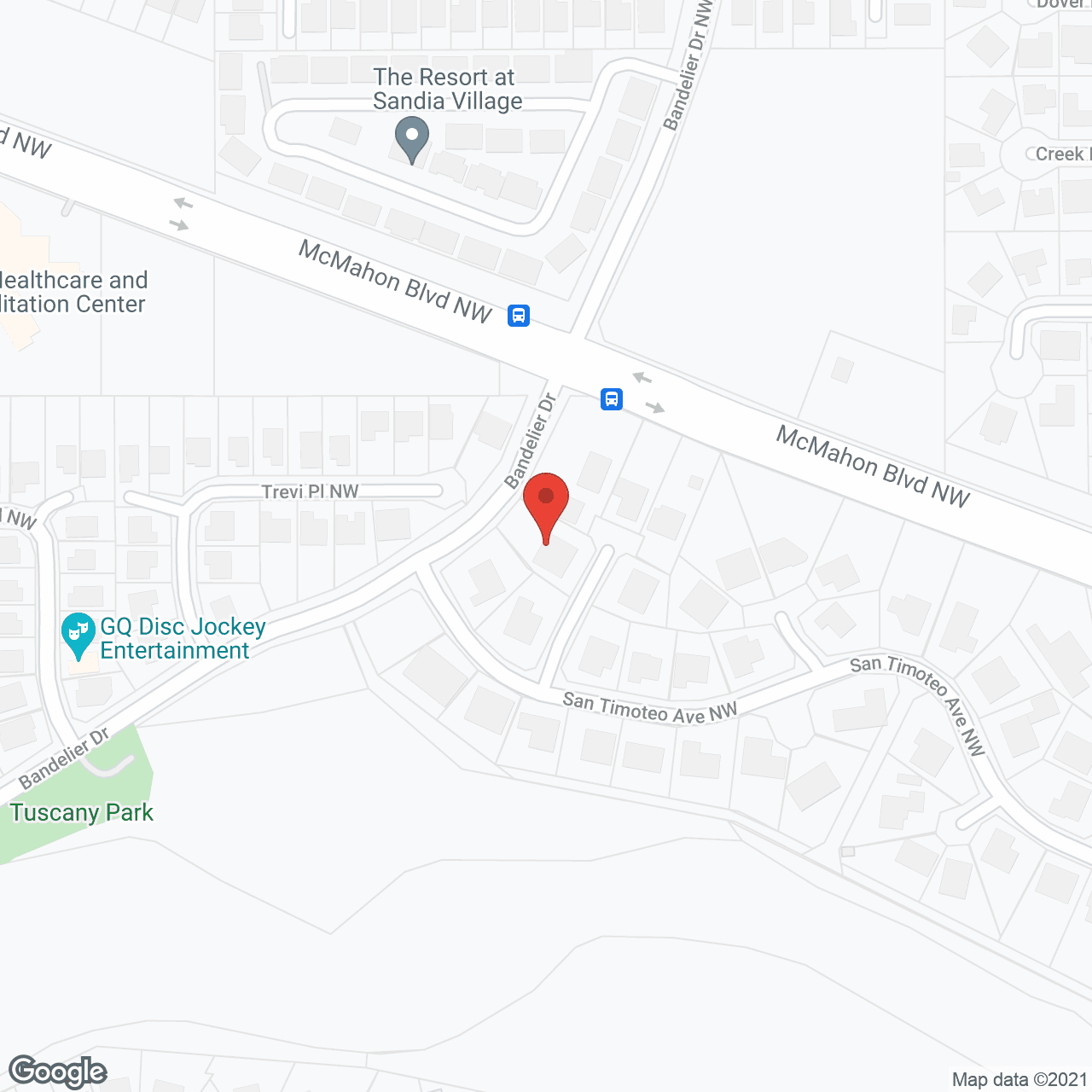 Map of the neighborhood around Haven Care - Fir House Memory Care