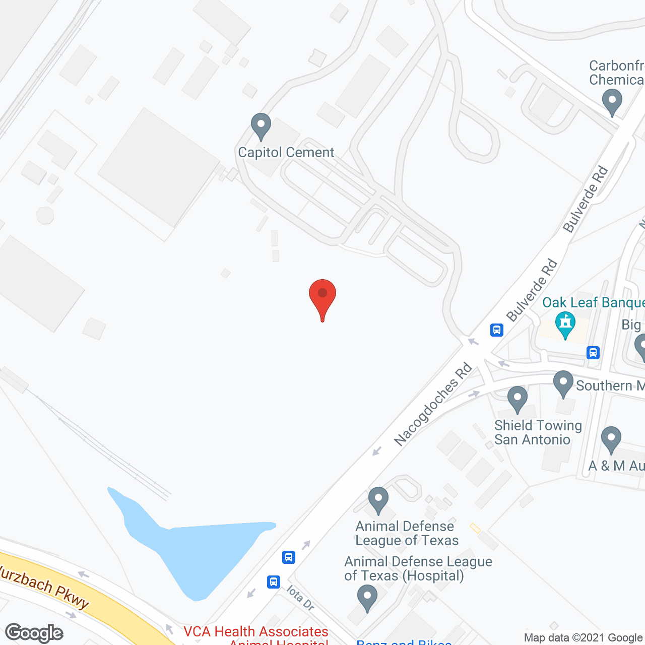 Map of the neighborhood around Swans Landing Assisted Living