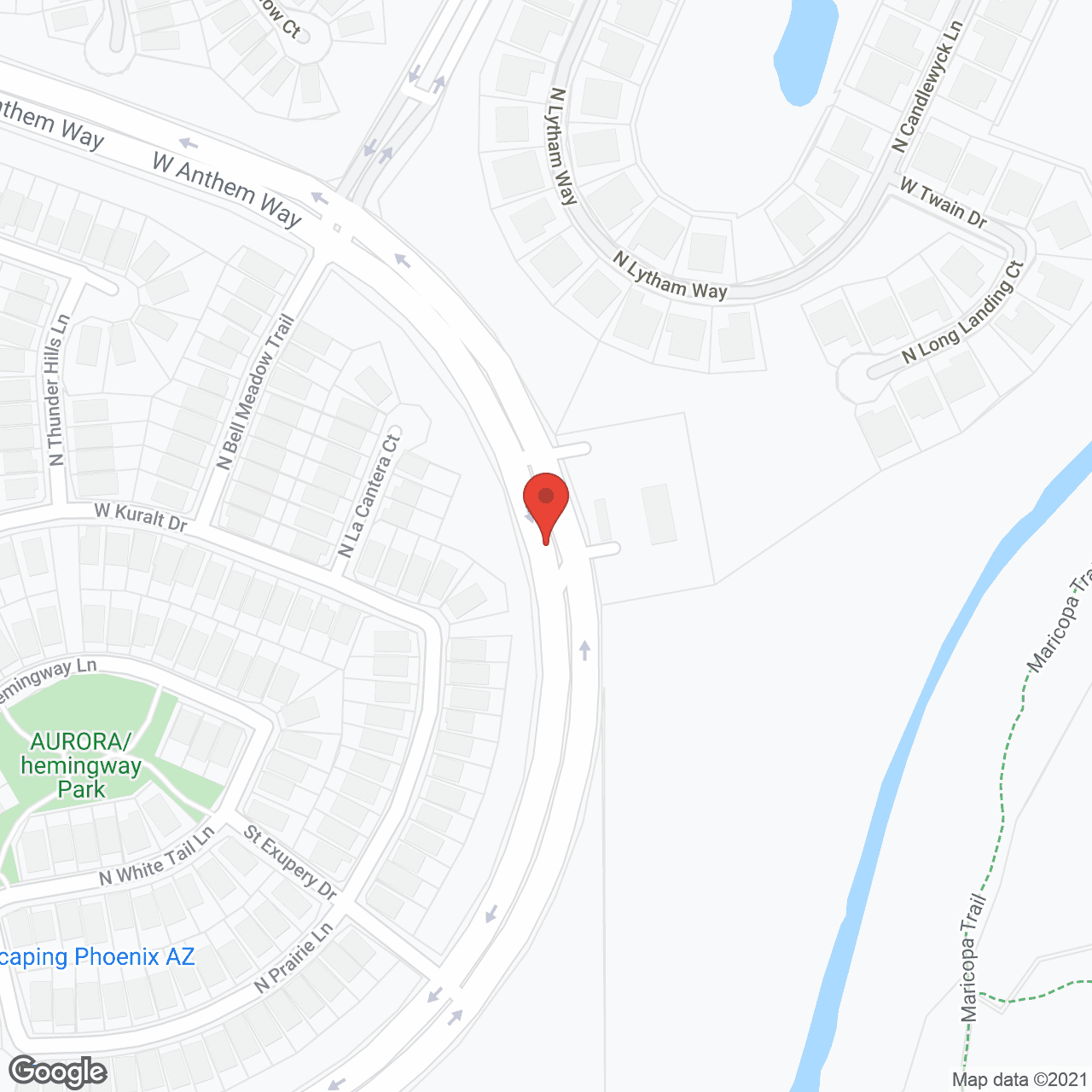 Map of the neighborhood around Mountain Cove Luxury Senior Care