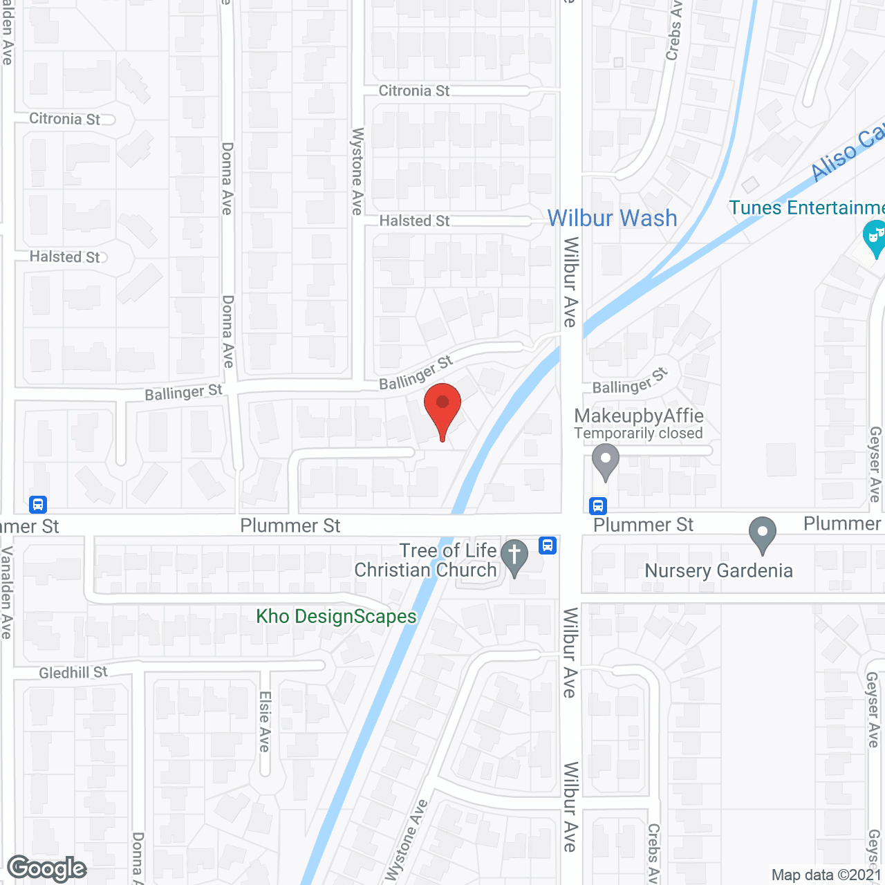 Map of the neighborhood around Highlands Manor