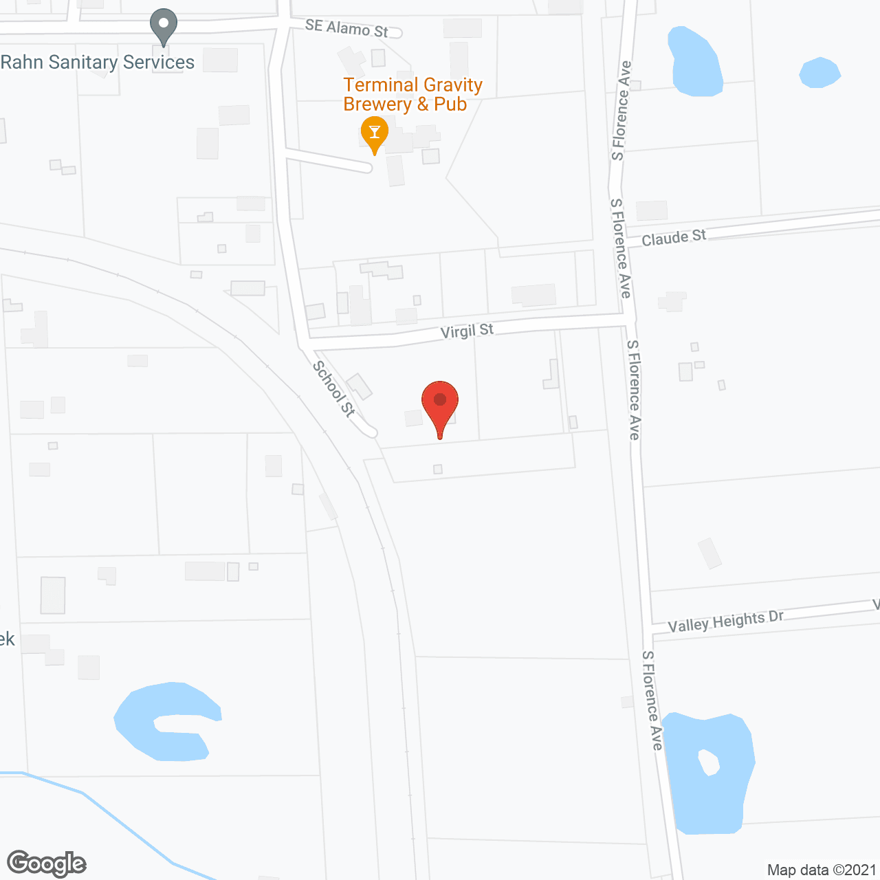 Map of the neighborhood around Wallowa Valley Senior Living