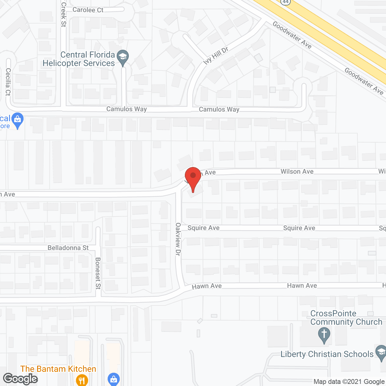 Map of the neighborhood around Welcome Home Assisted Living