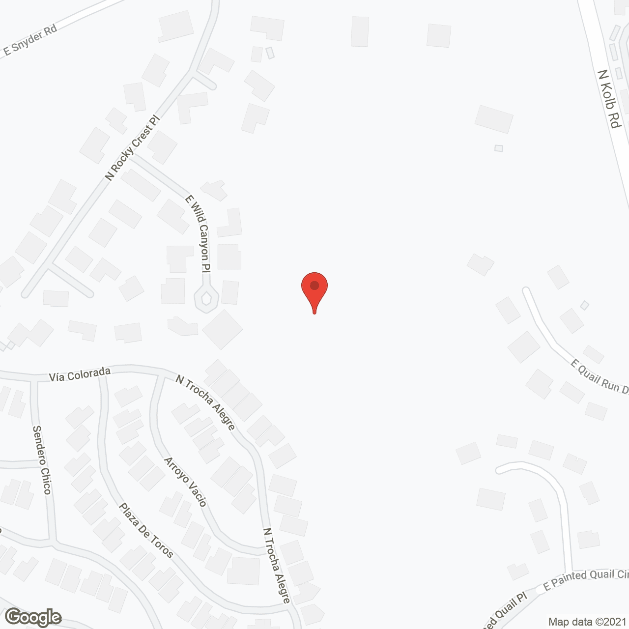 Map of the neighborhood around Desert Gardens Assisted Living