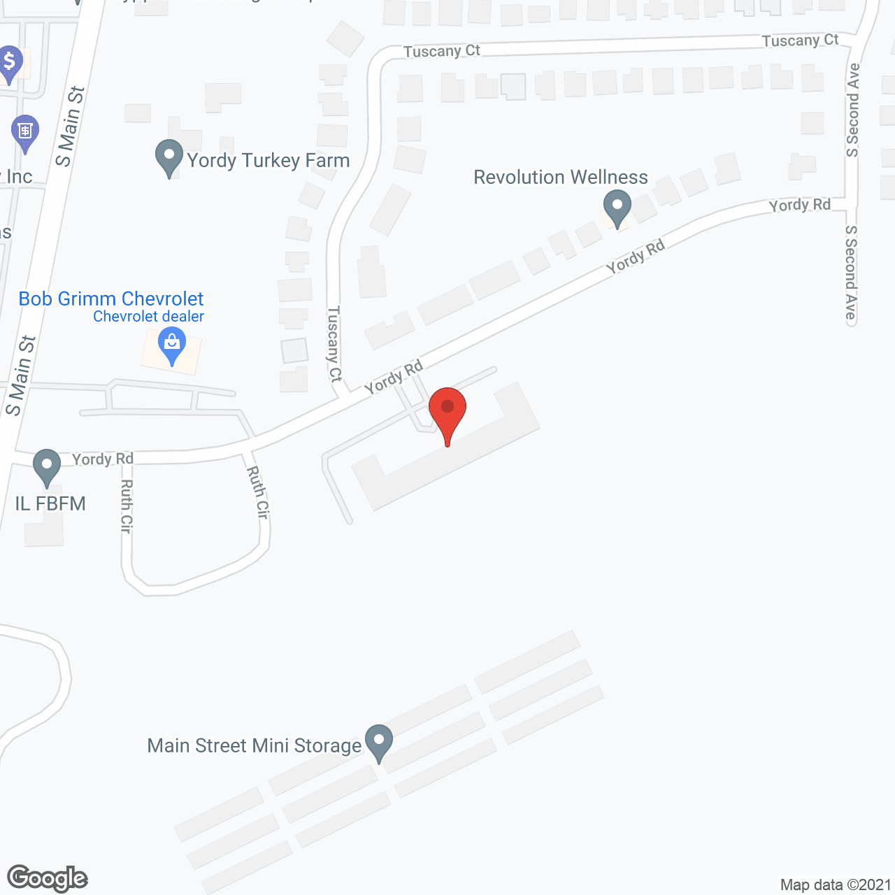 Map of the neighborhood around Creekwood Apartments