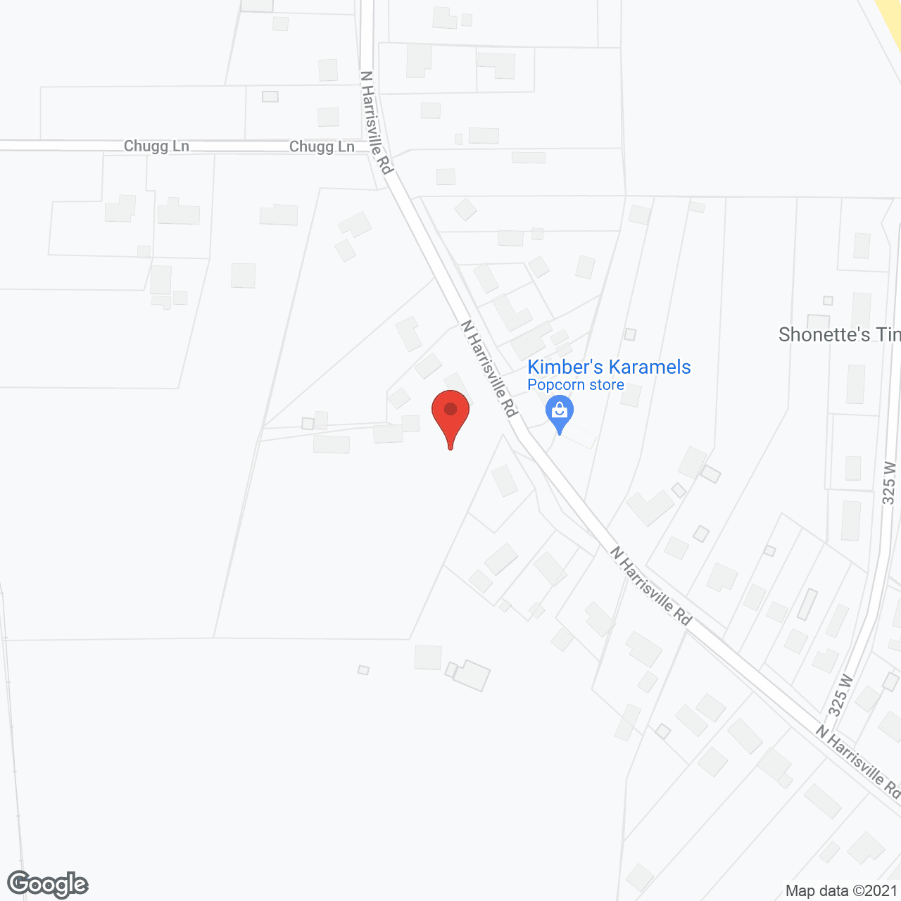 Map of the neighborhood around The Lodge in North Ogden