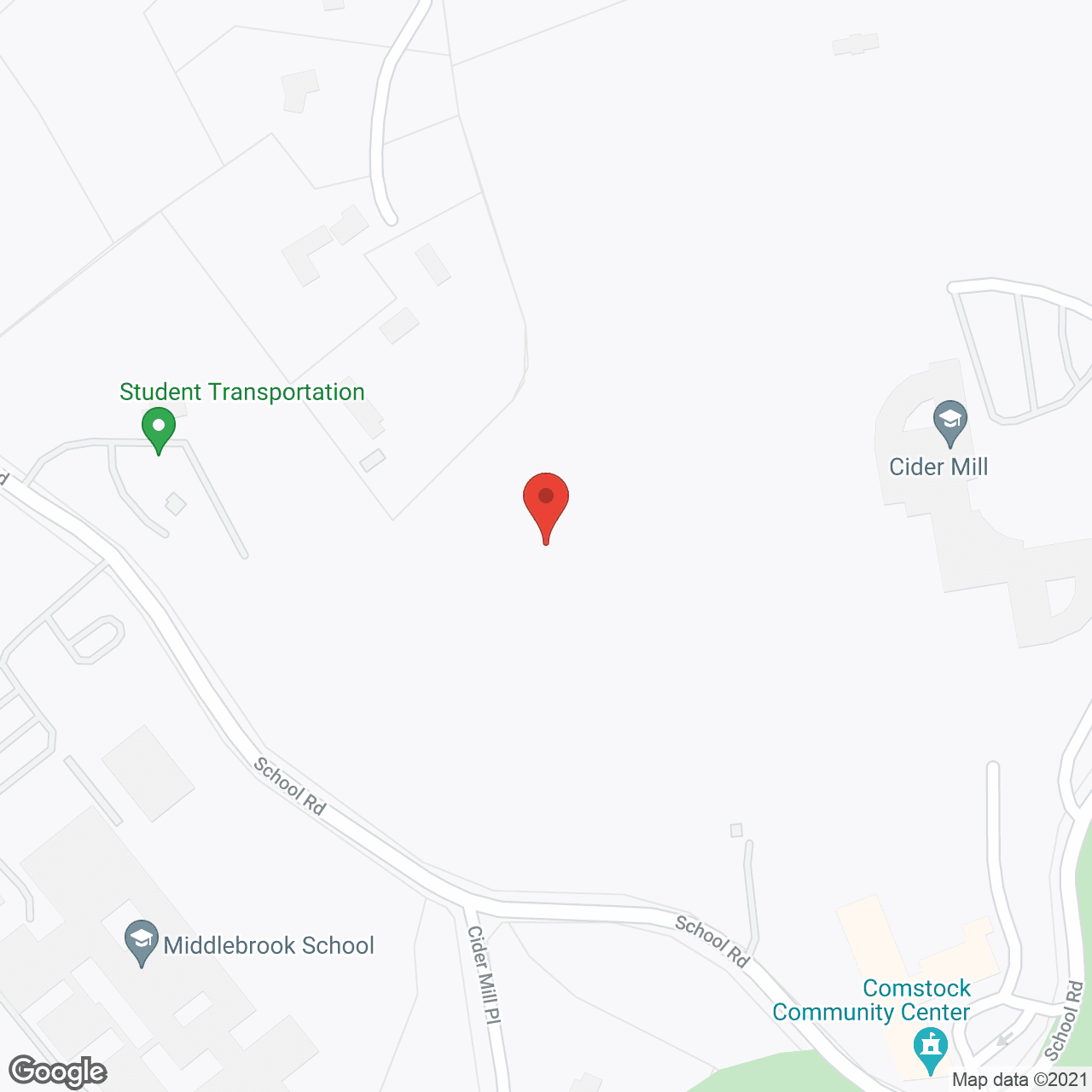 Map of the neighborhood around Sunrise of Wilton