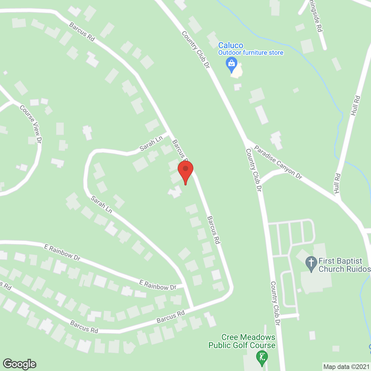 Map of the neighborhood around GoodLife Senior Living Ruidoso