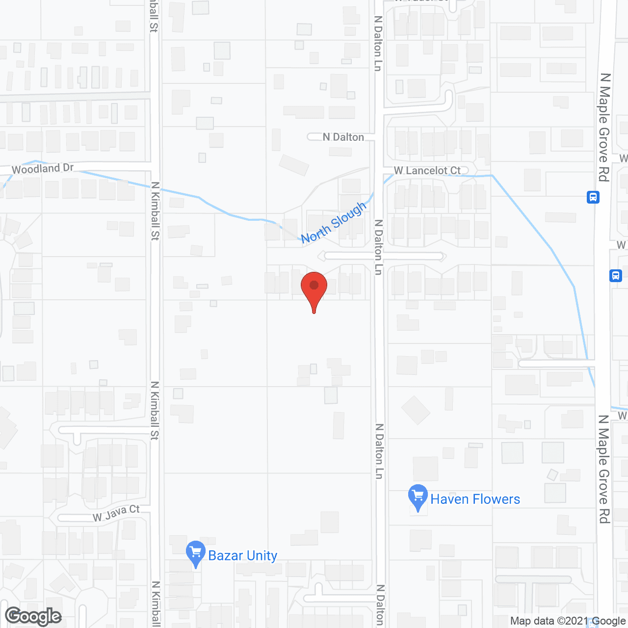 Map of the neighborhood around Cascadia of Boise