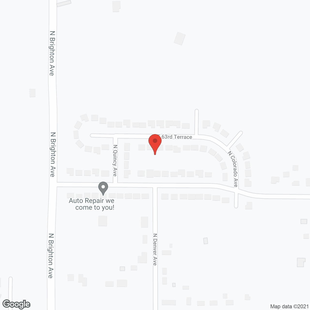 Map of the neighborhood around Heritage Avonlea of Gladstone