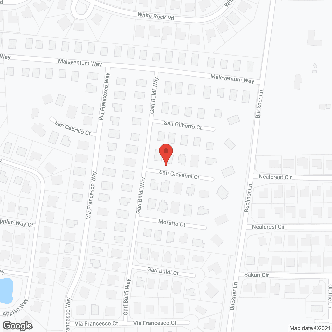 Map of the neighborhood around The Reserve at Spring Hill