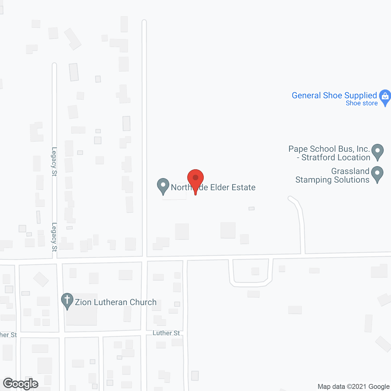 Map of the neighborhood around Country Terrace Assisted Living-Stratford