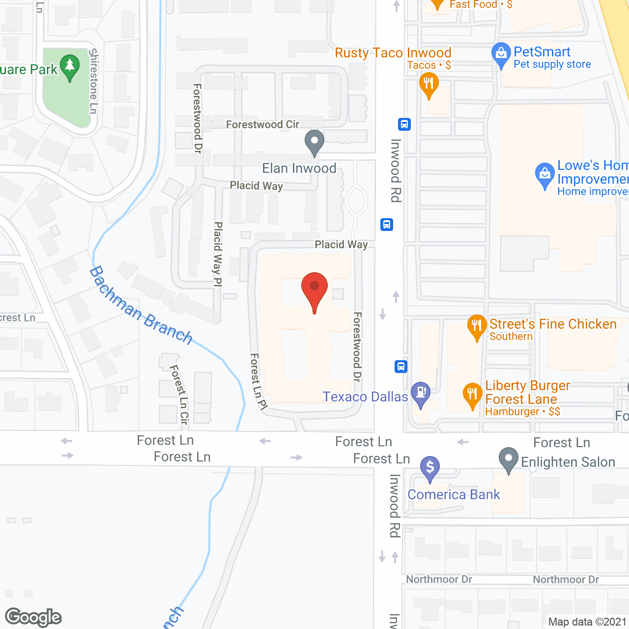 Everleigh Forestwood 55+ Apartment Homes in google map