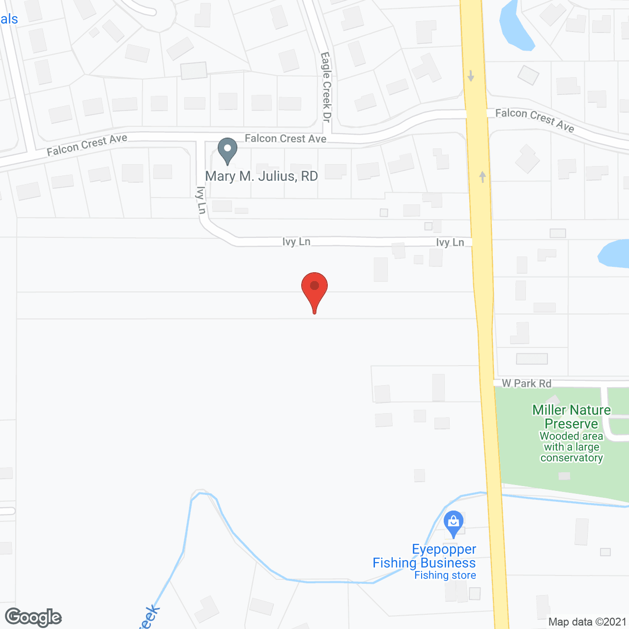 Map of the neighborhood around Rose Senior Living Avon