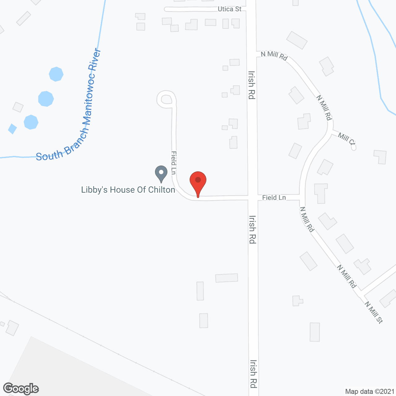Map of the neighborhood around Abridge Care Cottage of Chilton