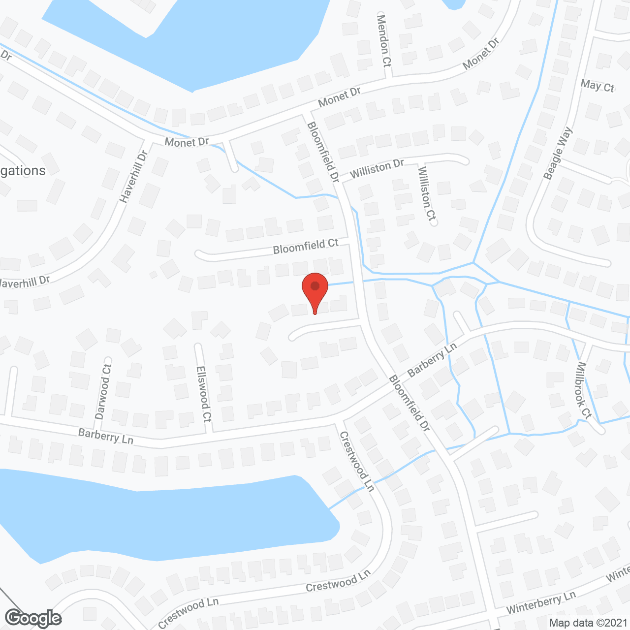 Map of the neighborhood around Bickford of Virginia Beach