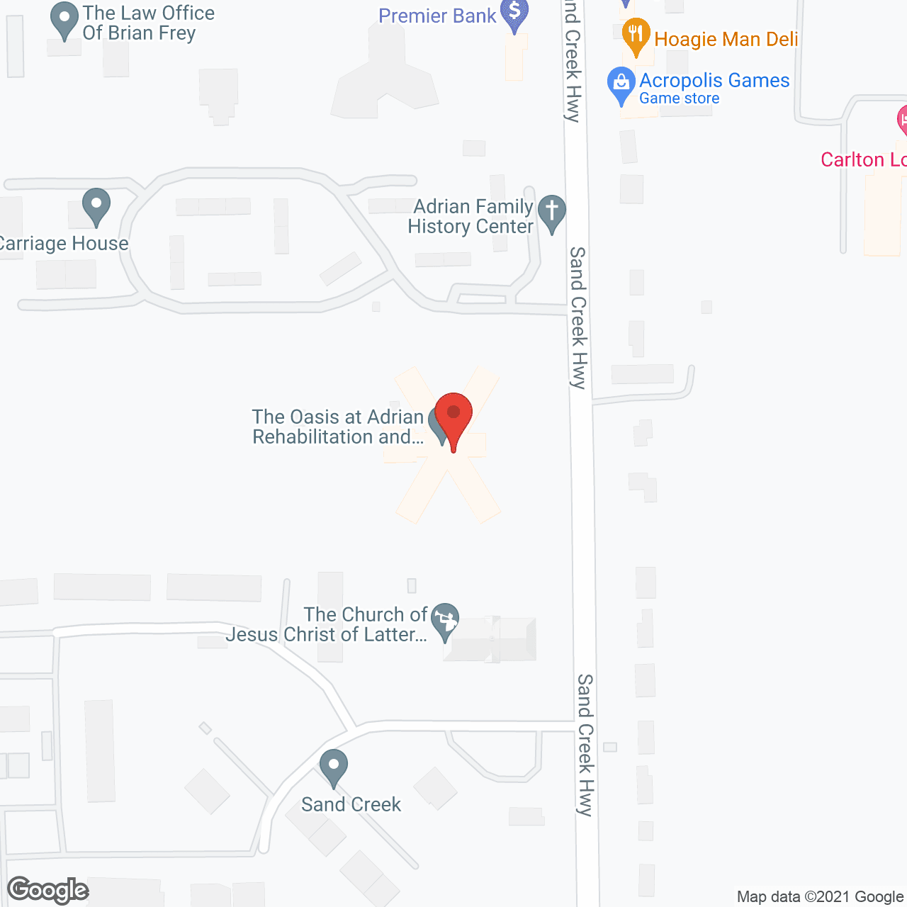 Map of the neighborhood around Magnum Care