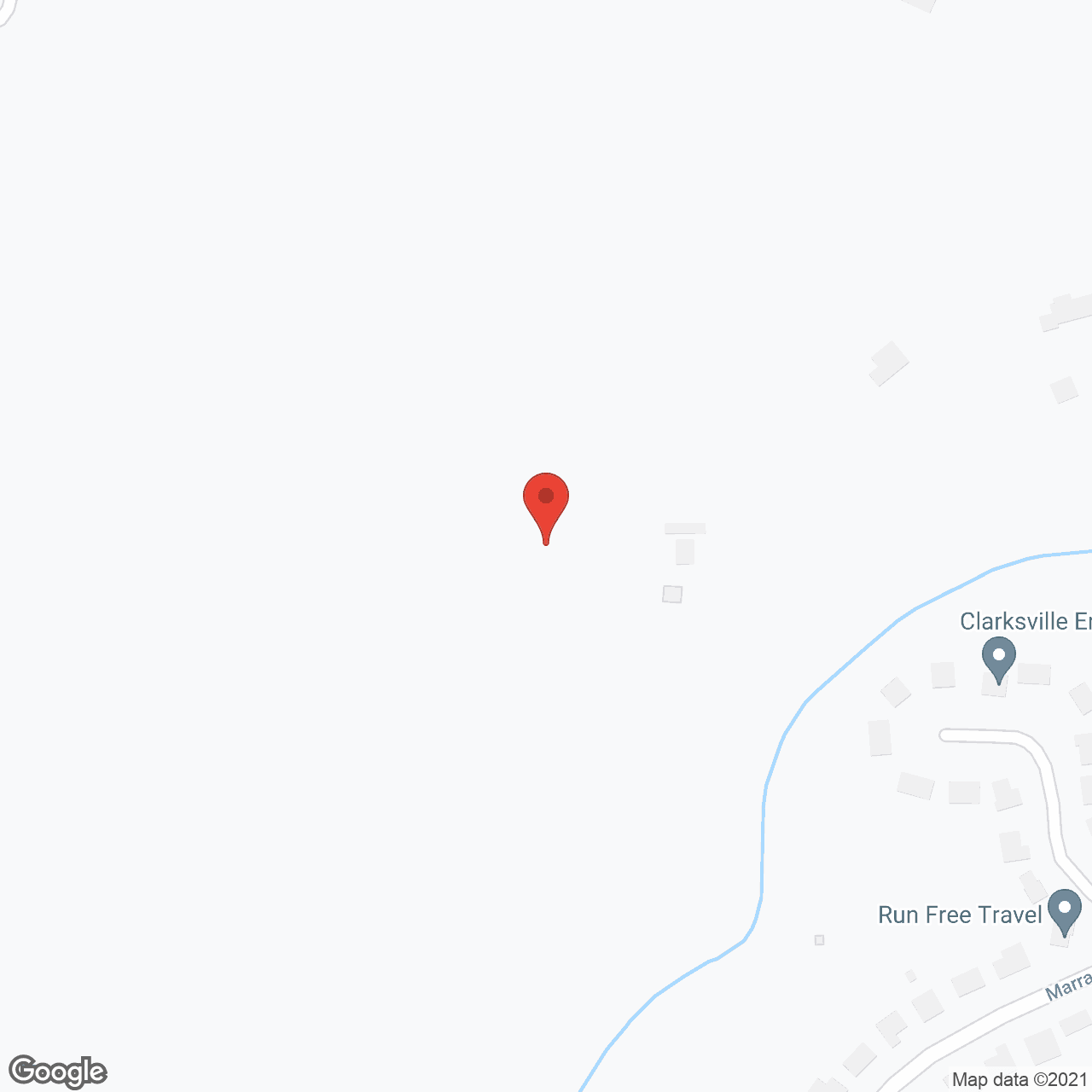 Map of the neighborhood around Jubilee House on Warfield