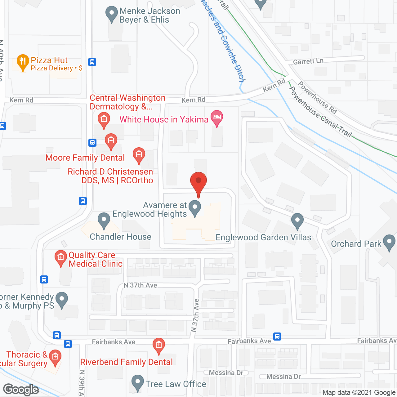 Map of the neighborhood around Avamere at Englewood Heights