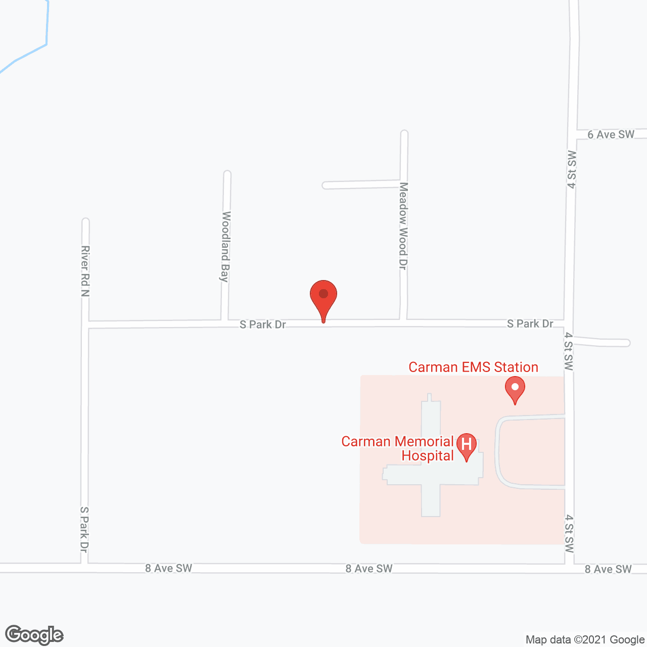 Carman Meadowood Estates in google map