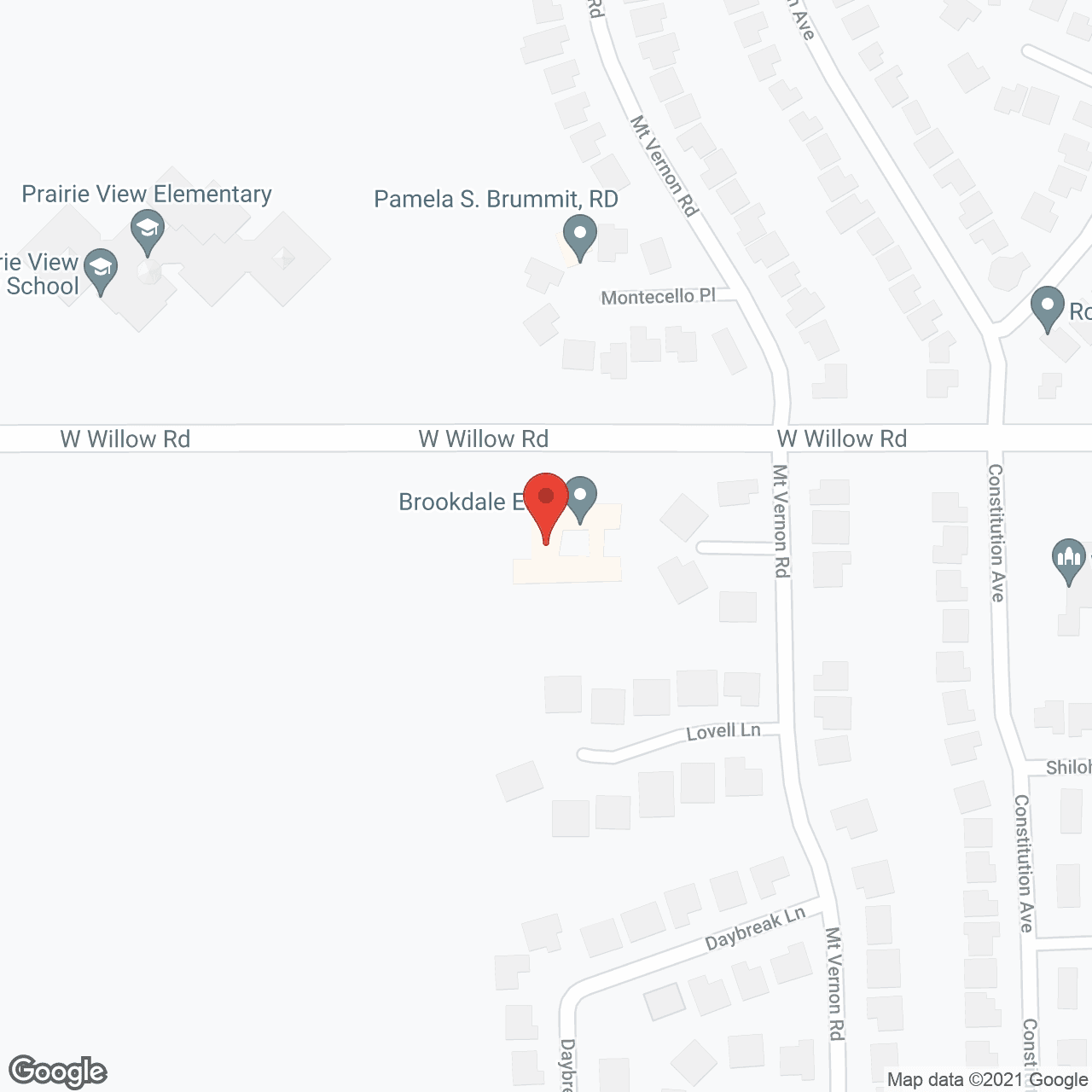 Map of the neighborhood around Brookdale Enid