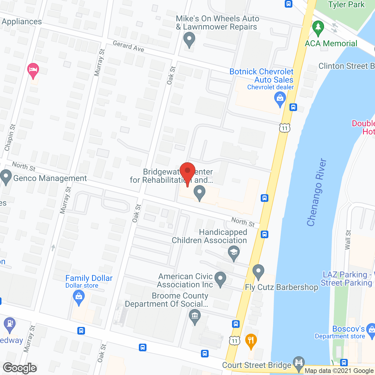 Bridgewater Center for Rehabilitation & Nursi in google map