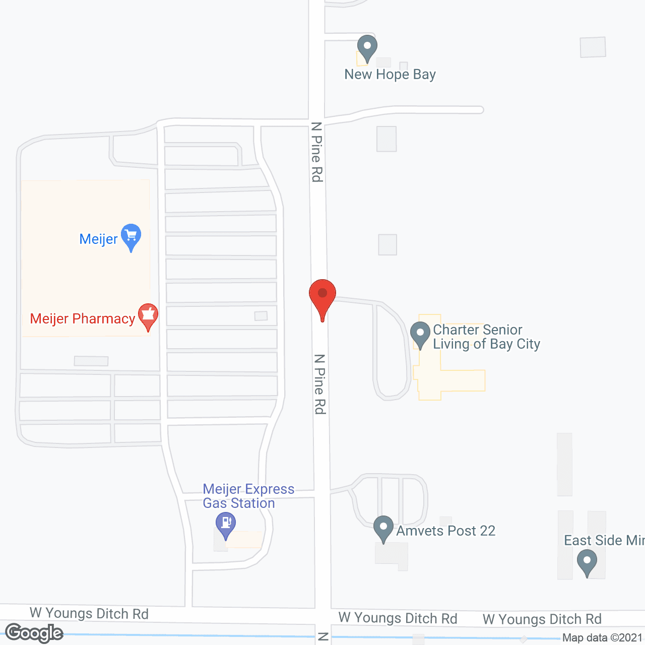 Charter Senior Living of Bay City in google map