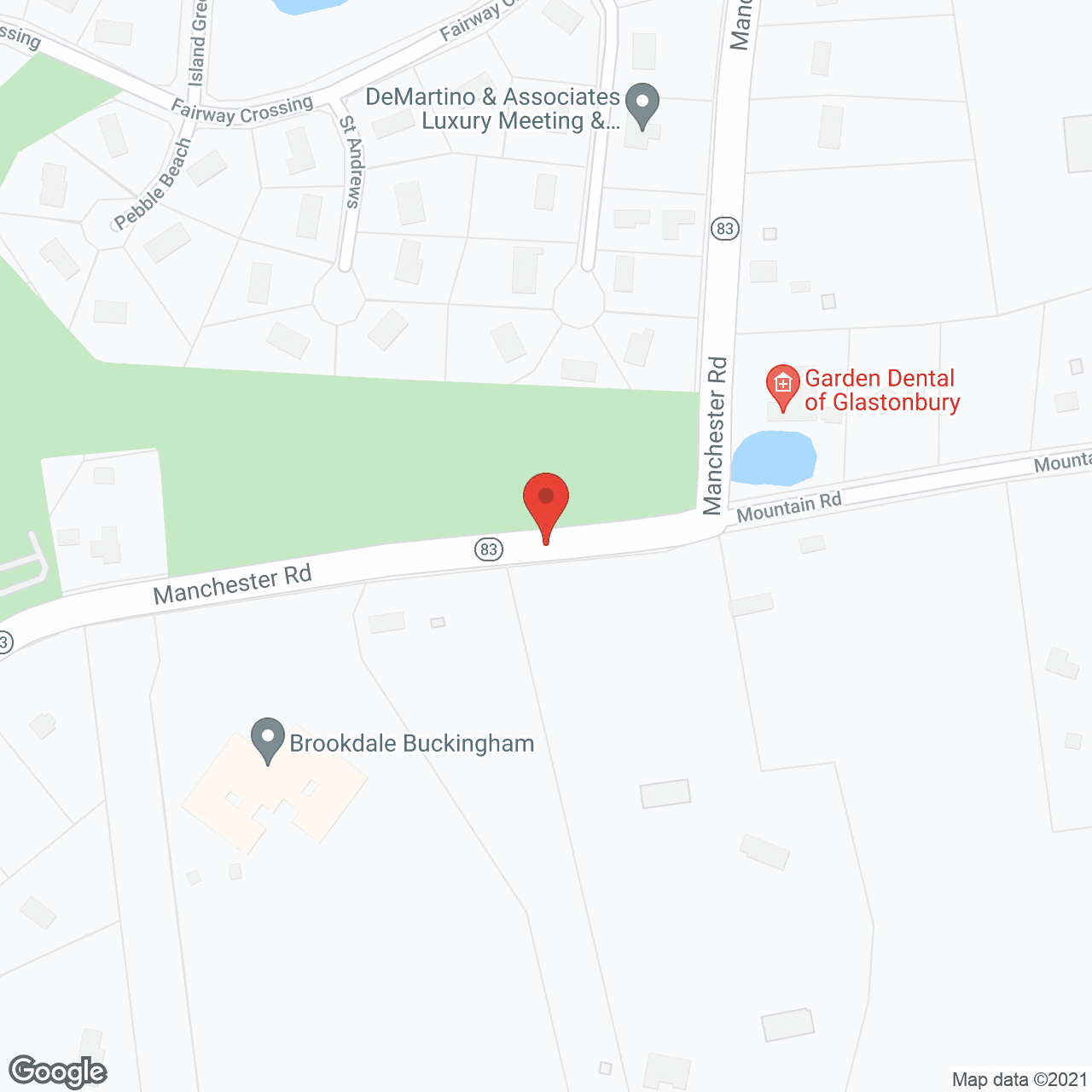 Map of the neighborhood around Buckingham Heights LLC