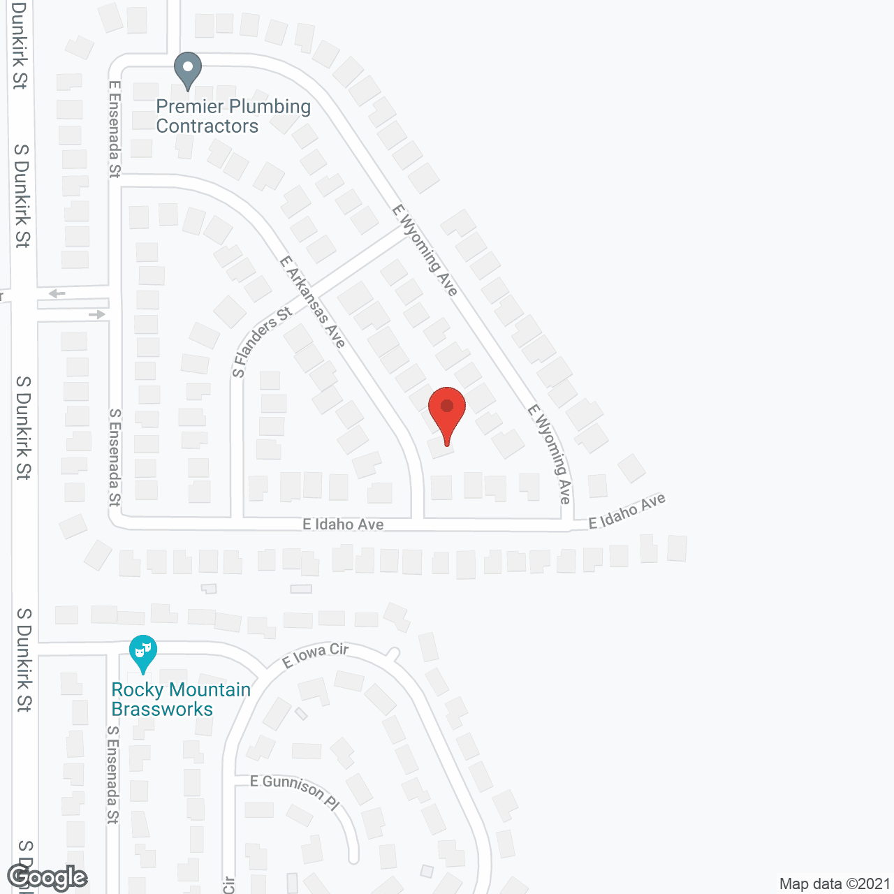 Map of the neighborhood around Auburn View Assisted Living