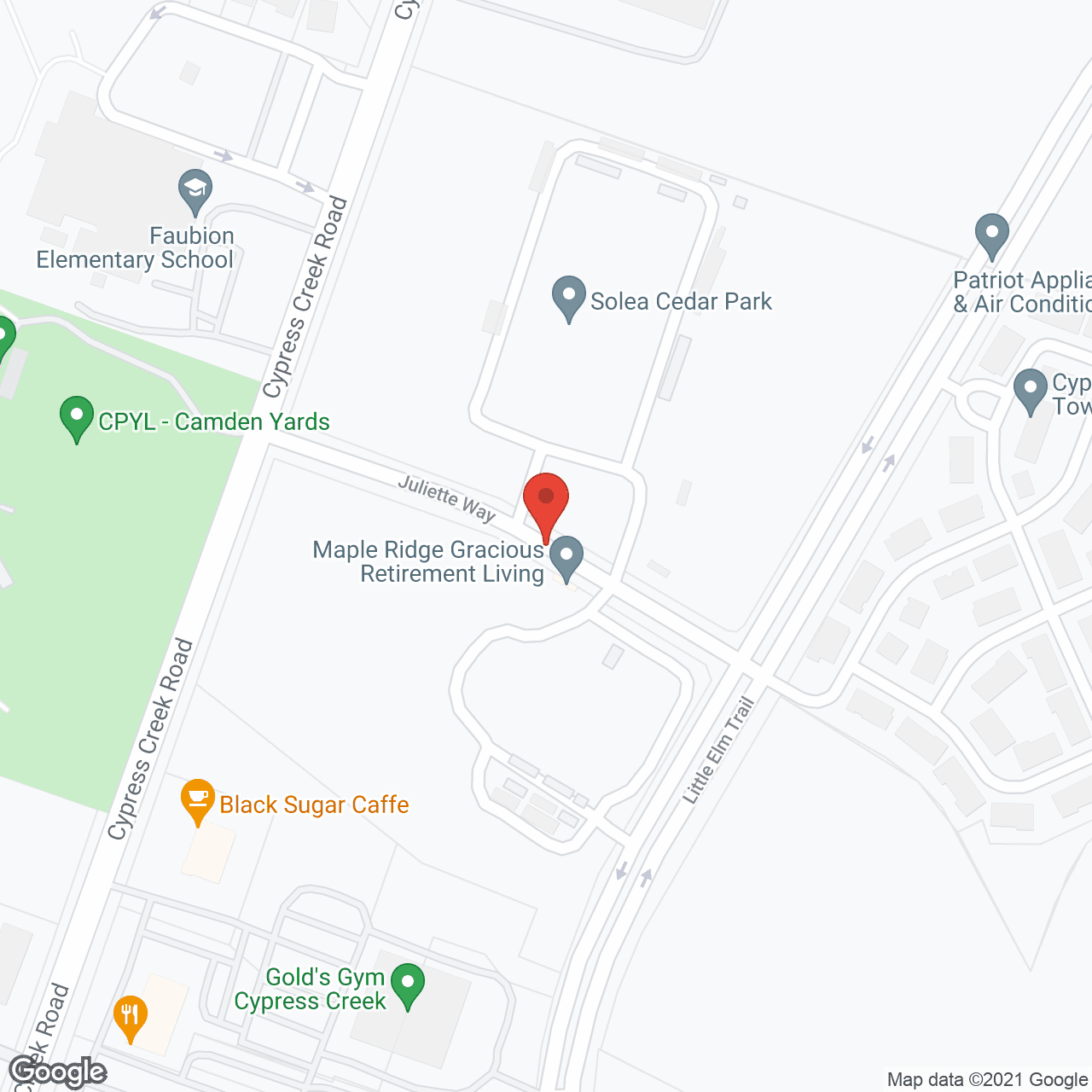 Maple Ridge in google map