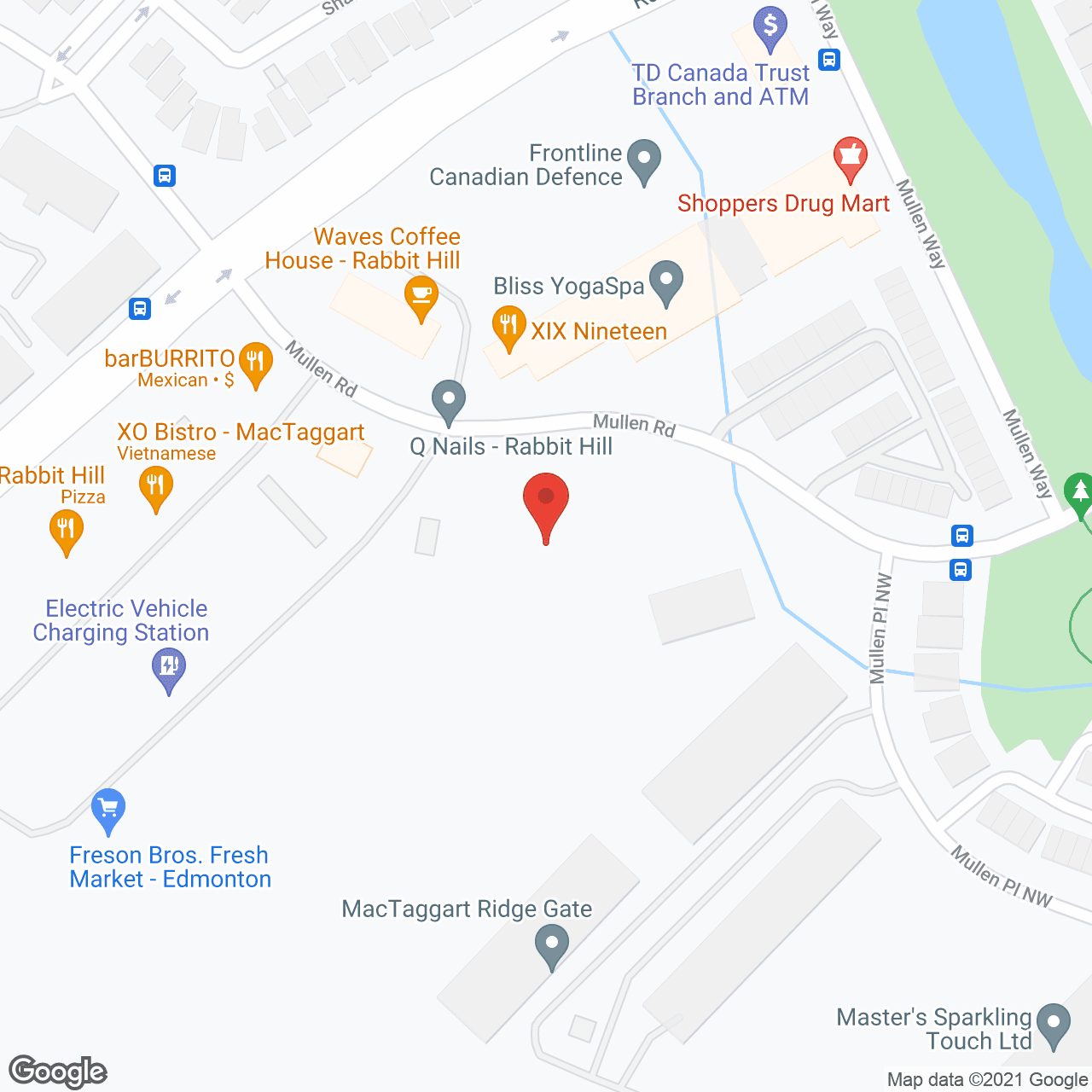 Map of the neighborhood around MacTaggart Place Retirement Residence