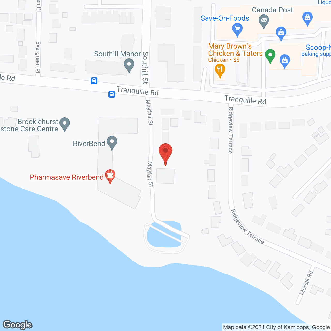 Map of the neighborhood around Mayfair Manor