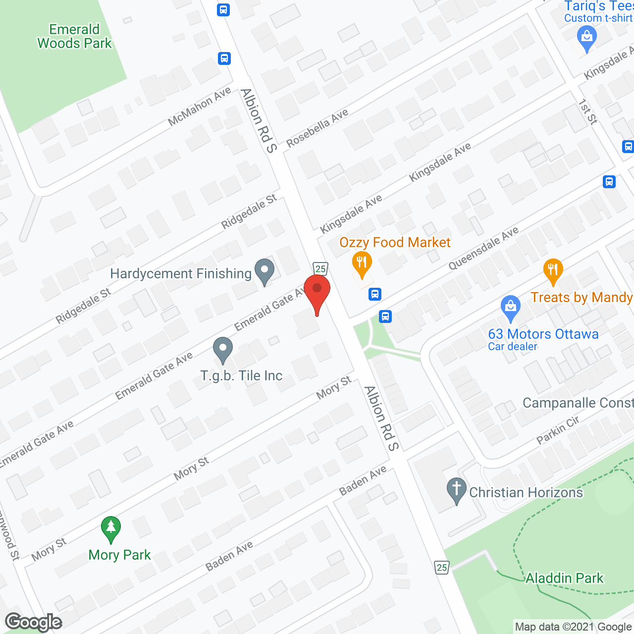 Map of the neighborhood around Amelie Residence