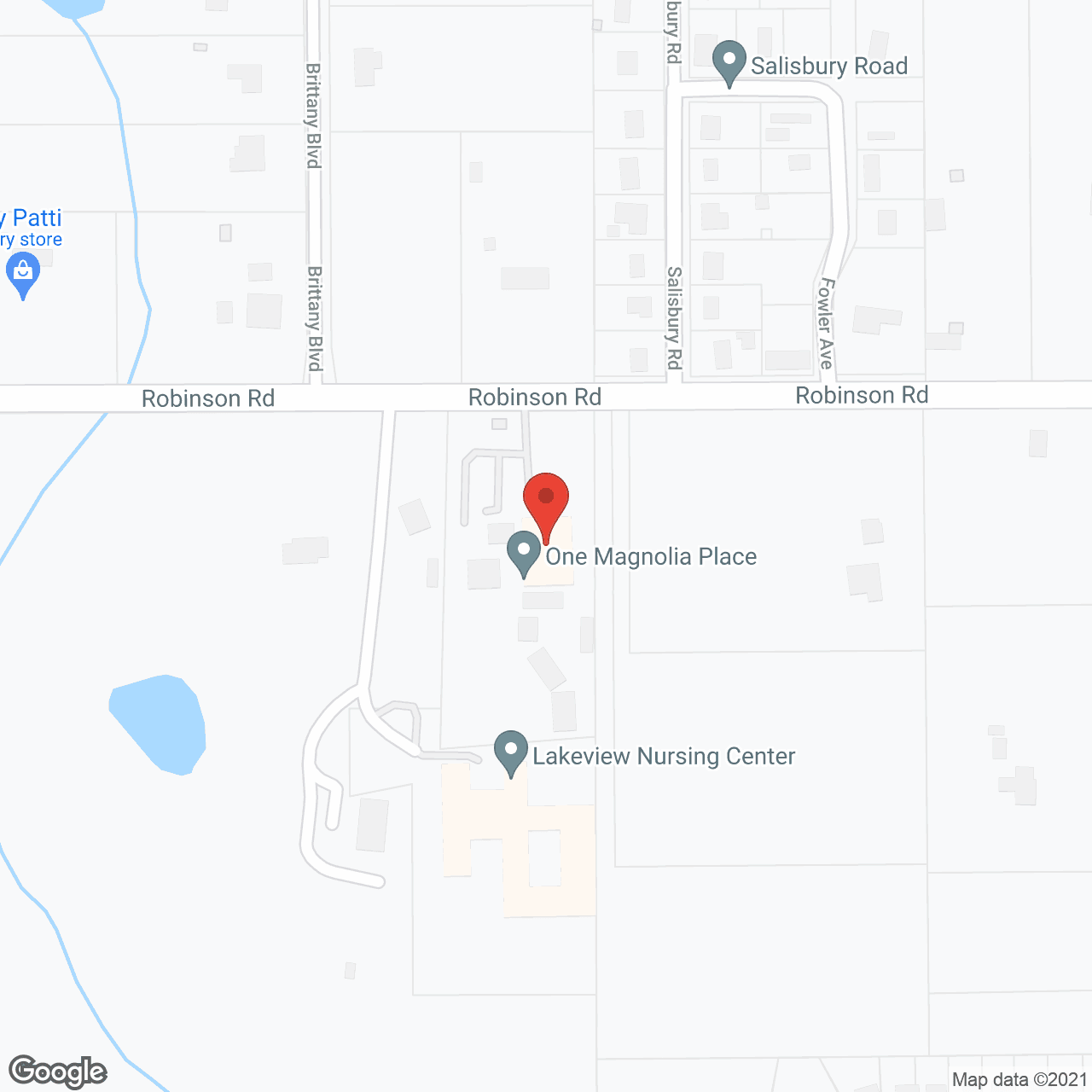 Map of the neighborhood around Conner Cain Enterprise