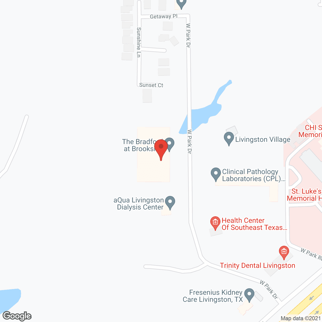 Map of the neighborhood around Bradford at Brookside