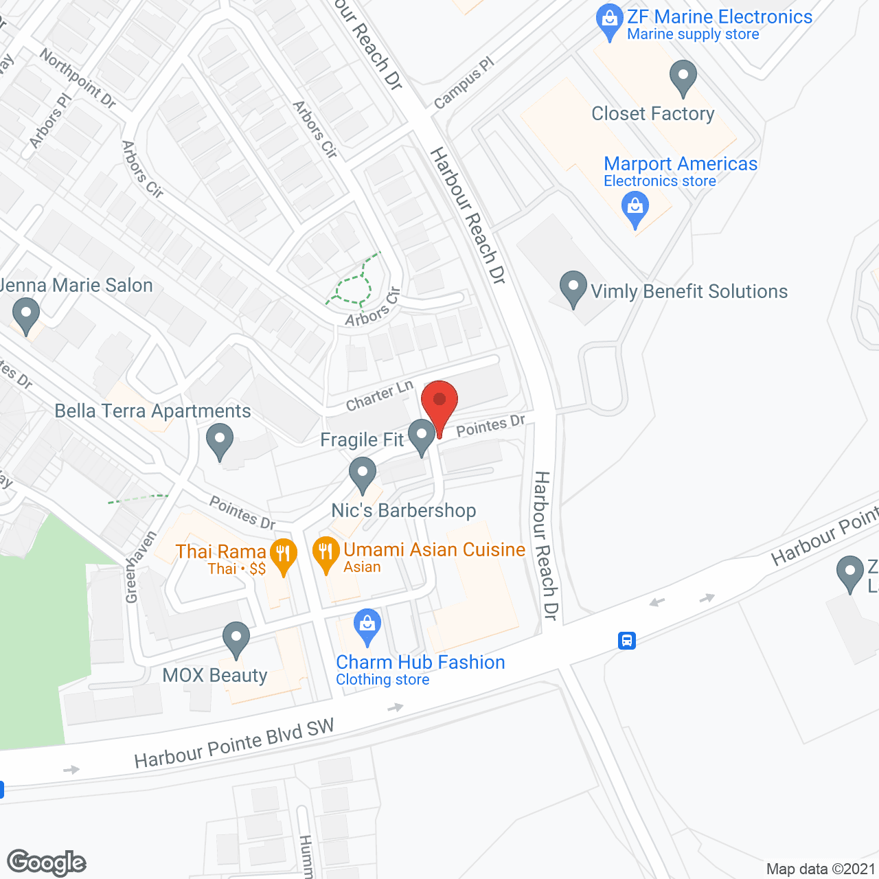 Map of the neighborhood around Mukilteo Memory Care
