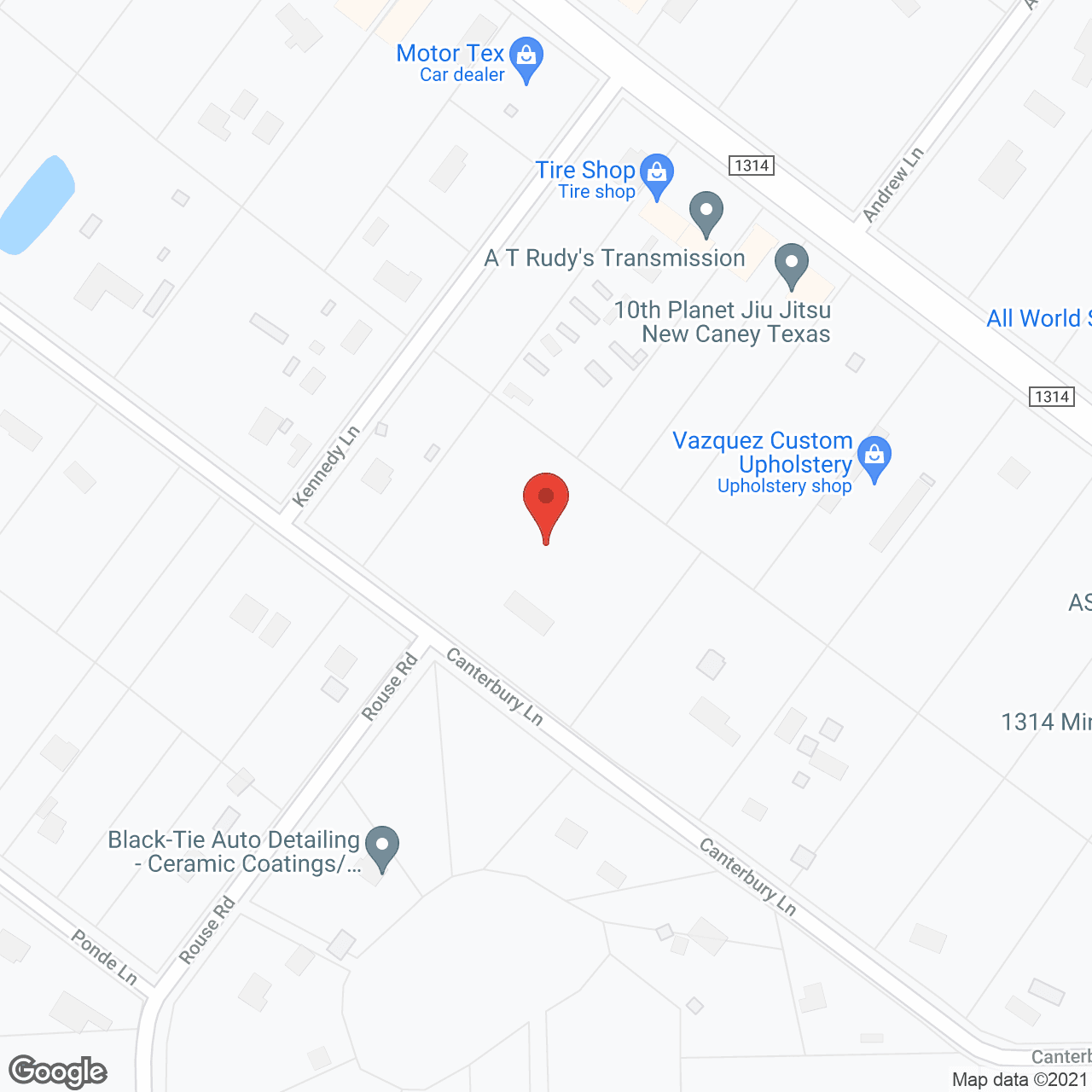 Map of the neighborhood around Plantation Assisted living B