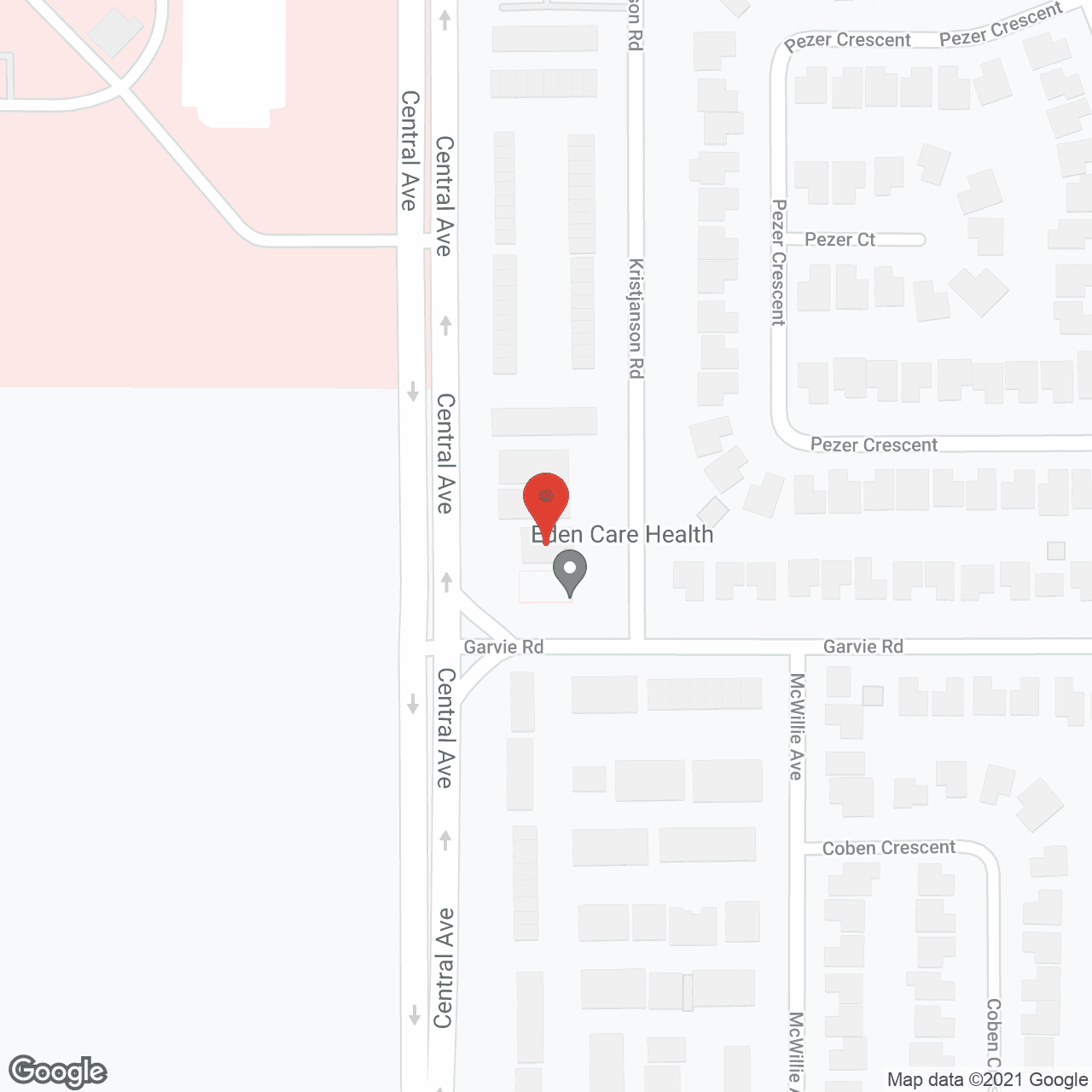 Map of the neighborhood around Prairie Spring Care Home #2